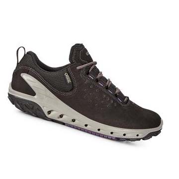 Women's Ecco W Biom Venture Gtx Tie Sneakers Black | USA 265ILH